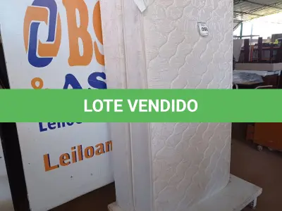 LOTE 050 - 01 COLCHÃO DE SOLTEIRO COM BASE (TWIN BED (MATTRESS+BOX). (NO ESTADO EM QUE SE ENCONTRA. SUJEITO A AVARIAS OCULTAS/VISÍVEIS.) AV9859W - BF8486N