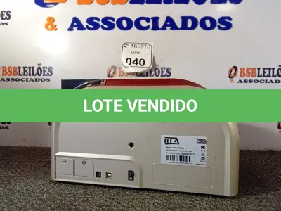 LOTE 040 - 01 IMPRESSORA DE CRACHÁ MODELO 2ITA CTC-BR SEM FONTE.  (NO ESTADO) ATENÇÃO! FAZER A VISITAÇÃO ANTES DE ARREMATAR, NÃO SABEMOS SE FUNCIONA. LEILÃO NÃO TEM GARANTIA E NEM DEVOLUÇÃO, SUJEITO A POSSÍVEIS AVARIAS VISÍVEIS/OCULTAS E/OU AUSÊNCIA DE COMPONENTES.