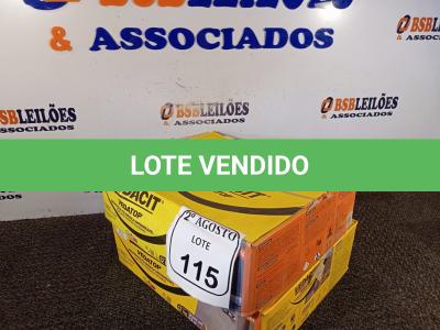 LOTE 115 - 02 VEDACIT ARGAMASSA POLIMÉRICA IMPERMEÁVEL 12KGS CADA. (NO ESTADO) ATENÇÃO! FAZER A VISITAÇÃO ANTES DE ARREMATAR, NÃO SABEMOS SE FUNCIONA. LEILÃO NÃO TEM GARANTIA E NEM DEVOLUÇÃO, SUJEITO A POSSÍVEIS AVARIAS VISÍVEIS/OCULTAS E/OU AUSÊNCIA DE COMPONENTES.