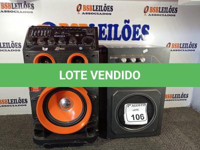 LOTE 106 - 01 APARELHO DE SOM MARCA FRAHM 220V E OUTRO DA MARCA LENOXX 220V. (NO ESTADO) ATENÇÃO! FAZER A VISITAÇÃO ANTES DE ARREMATAR, NÃO SABEMOS SE FUNCIONA. LEILÃO NÃO TEM GARANTIA E NEM DEVOLUÇÃO, SUJEITO A POSSÍVEIS AVARIAS VISÍVEIS/OCULTAS E/OU AUSÊNCIA DE COMPONENTES.