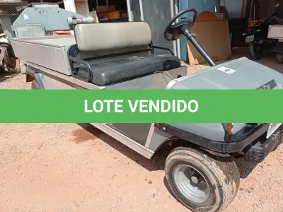 LOTE 338 - 01 CARRINHO DE GOLFE CLUB CAR CARRYALL 6 (NO ESTADO) (GOLF CART) (WITHOUT KEYS) (NO ESTADO EM QUE SE ENCONTRA. SUJEITO A AVARIAS OCULTAS/VISÍVEIS.) AV9414C