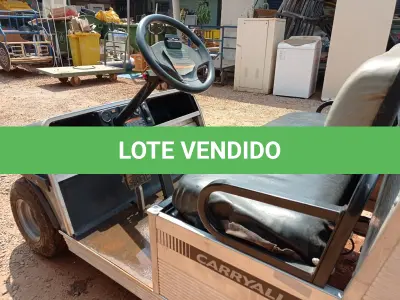 LOTE 338 - 01 CARRINHO DE GOLFE CLUB CAR CARRYALL 6 (NO ESTADO) (GOLF CART) (WITHOUT KEYS) (NO ESTADO EM QUE SE ENCONTRA. SUJEITO A AVARIAS OCULTAS/VISÍVEIS.) AV9414C