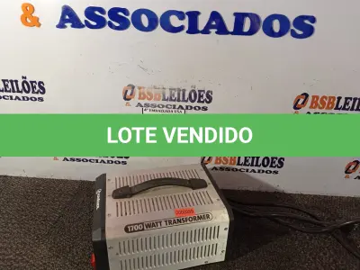 LOTE 009 - 01 TRANSFORMADOR ULT1700, 20A(120V) /10A (230V) COM CABO MARCA KRIEGER (TRANSFORMERS). (NO ESTADO EM QUE SE ENCONTRA. SUJEITO A AVARIAS OCULTAS/VISÍVEIS.)0000089