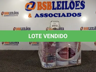 LOTE 093 - 12 LATAS DE TINNER MARCA ANJO 900ML CADA. (NO ESTADO) ATENÇÃO! FAZER A VISITAÇÃO ANTES DE ARREMATAR, NÃO SABEMOS SE FUNCIONA. LEILÃO NÃO TEM GARANTIA E NEM DEVOLUÇÃO, SUJEITO A POSSÍVEIS AVARIAS VISÍVEIS/OCULTAS E/OU AUSÊNCIA DE COMPONENTES.