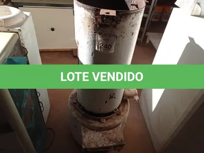 LOTE 240 - 01 EXAUSTOR INDUSTRIAL PARA A RETIRADA DE PEÇAS. (NO ESTADO) ATENÇÃO! FAZER A VISITAÇÃO ANTES DE ARREMATAR, NÃO SABEMOS SE FUNCIONA. LEILÃO NÃO TEM GARANTIA E NEM DEVOLUÇÃO, SUJEITO A POSSÍVEIS AVARIAS VISÍVEIS/OCULTAS E/OU AUSÊNCIA DE COMPONENTES.