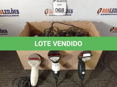 LOTE 068 - 01 LOTE COM VÁRIOS LEITORES DE CÓDIGOS DE BARRAS COM ENTRADAS USB. (NO ESTADO) ATENÇÃO! FAZER A VISITAÇÃO ANTES DE ARREMATAR, NÃO SABEMOS SE FUNCIONA. LEILÃO NÃO TEM GARANTIA E NEM DEVOLUÇÃO, SUJEITO A POSSÍVEIS AVARIAS VISÍVEIS/OCULTAS E/OU AUSÊNCIA DE COMPONENTES.