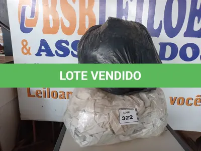 LOTE 322 - 01 LOTE COM 20 CORTINAS DIVERSAS (SACKS WITH CURTAINS). (NO ESTADO EM QUE SE ENCONTRA. SUJEITO A AVARIAS OCULTAS/VISÍVEIS.) 0000083