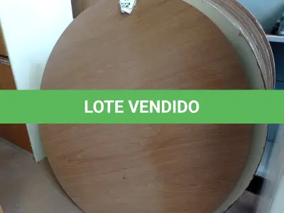LOTE 222 - 11 TAMPOS DE MESA REDONDOS. (NO ESTADO) ATENÇÃO! FAZER A VISITAÇÃO ANTES DE ARREMATAR, NÃO SABEMOS SE FUNCIONA. LEILÃO NÃO TEM GARANTIA E NEM DEVOLUÇÃO, SUJEITO A POSSÍVEIS AVARIAS VISÍVEIS/OCULTAS E/OU AUSÊNCIA DE COMPONENTES.