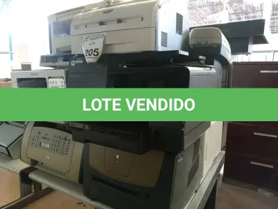 LOTE 205 - 09 IMPRESSORAS MARCAS E MODELOS DIVERSOS E 01 APARELHO DE FAX. (NO ESTADO) ATENÇÃO! FAZER A VISITAÇÃO ANTES DE ARREMATAR, NÃO SABEMOS SE FUNCIONA. LEILÃO NÃO TEM GARANTIA E NEM DEVOLUÇÃO, SUJEITO A POSSÍVEIS AVARIAS VISÍVEIS/OCULTAS E/OU AUSÊNCIA DE COMPONENTES.