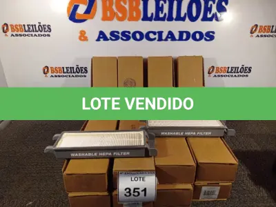 LOTE 351 - 12 CAIXINHAS COM 01 FILTRO CADA (WASHABLE HEPA FILTER).  (NO ESTADO EM QUE SE ENCONTRA. SUJEITO A AVARIAS OCULTAS/VISÍVEIS.) 0000022
