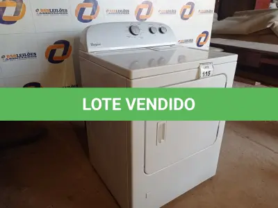 LOTE 115 - 01 SECADORA DE ROUPAS WGD4800BQO MARCA WHIRLPOOL 115V. (DRYER). (NO ESTADO EM QUE SE ENCONTRA. SUJEITO A AVARIAS OCULTAS/VISÍVEIS.) AV9319Y