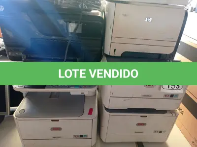 LOTE 153 - 05 IMPRESSORAS MARCAS E MODELOS DIVERSOS, 01 APARELHOS DE FAX E 02 TONNERS AVULSOS. (NO ESTADO) ATENÇÃO! FAZER A VISITAÇÃO ANTES DE ARREMATAR, NÃO SABEMOS SE FUNCIONA. LEILÃO NÃO TEM GARANTIA E NEM DEVOLUÇÃO, SUJEITO A POSSÍVEIS AVARIAS VISÍVEIS/OCULTAS E/OU AUSÊNCIA DE COMPONENTES.