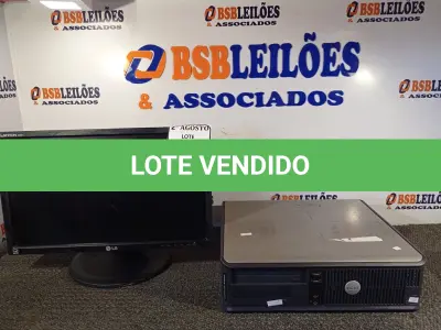 LOTE 159 - 01 MONITOR MARCA LG E 01 CPU MARCA DELL. (NO ESTADO) ATENÇÃO! FAZER A VISITAÇÃO ANTES DE ARREMATAR, NÃO SABEMOS SE FUNCIONA. LEILÃO NÃO TEM GARANTIA E NEM DEVOLUÇÃO, SUJEITO A POSSÍVEIS AVARIAS VISÍVEIS/OCULTAS E/OU AUSÊNCIA DE COMPONENTES.