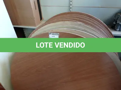 LOTE 222 - 11 TAMPOS DE MESA REDONDOS. (NO ESTADO) ATENÇÃO! FAZER A VISITAÇÃO ANTES DE ARREMATAR, NÃO SABEMOS SE FUNCIONA. LEILÃO NÃO TEM GARANTIA E NEM DEVOLUÇÃO, SUJEITO A POSSÍVEIS AVARIAS VISÍVEIS/OCULTAS E/OU AUSÊNCIA DE COMPONENTES.