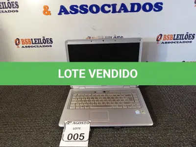 LOTE 005 - 01 NOTEBOOK MARCA DELL MODELO INSPIRON1525 SEM FONTE. (NO ESTADO) ATENÇÃO! FAZER A VISITAÇÃO ANTES DE ARREMATAR, NÃO SABEMOS SE FUNCIONA. LEILÃO NÃO TEM GARANTIA E NEM DEVOLUÇÃO, SUJEITO A POSSÍVEIS AVARIAS VISÍVEIS/OCULTAS E/OU AUSÊNCIA DE COMPONENTES.