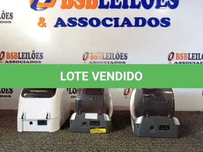 LOTE 012 - 03 IMPRESSORAS DE ETIQUETAS DA MARCA BROTHER DE MODELOS DIVERSOS 110V. (NO ESTADO) ATENÇÃO! FAZER A VISITAÇÃO ANTES DE ARREMATAR, NÃO SABEMOS SE FUNCIONA. LEILÃO NÃO TEM GARANTIA E NEM DEVOLUÇÃO, SUJEITO A POSSÍVEIS AVARIAS VISÍVEIS/OCULTAS E/OU AUSÊNCIA DE COMPONENTES.