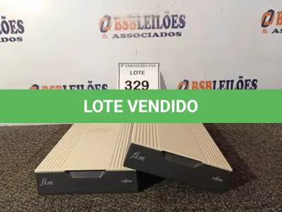 LOTE 329 - 02 SCANNERS DIGITAL MODELO: FI-60F MARCA FUJTSU (OPTICAL DIGITAL/SCANNER). (NO ESTADO EM QUE SE ENCONTRA. SUJEITO A AVARIAS OCULTAS/VISÍVEIS.) 121931, 121900