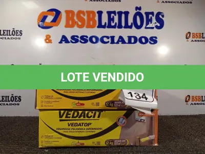 LOTE 134 - 02 VEDACIT ARGAMASSA POLIMÉRICA IMPERMEÁVEL 12KGS CADA. (NO ESTADO) ATENÇÃO! FAZER A VISITAÇÃO ANTES DE ARREMATAR, NÃO SABEMOS SE FUNCIONA. LEILÃO NÃO TEM GARANTIA E NEM DEVOLUÇÃO, SUJEITO A POSSÍVEIS AVARIAS VISÍVEIS/OCULTAS E/OU AUSÊNCIA DE COMPONENTES.