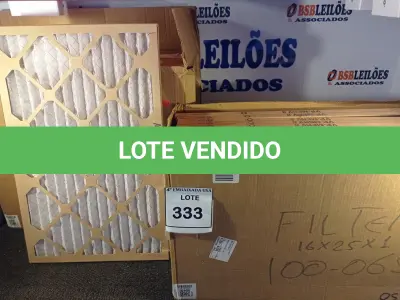 LOTE 333 - 02 CAIXAS COM 24 UNIDADES DE FILTRO PARA AR-CONDICIONADO (NO ESTADO) (NO ESTADO EM QUE SE ENCONTRA. SUJEITO A AVARIAS OCULTAS/VISÍVEIS.)  0000018, 20X22X1 6GKL9