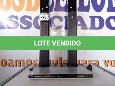 LOTE 116 - 02 CAIXAS DE SOM TIPO TORRE E 01 APARELHO DE DVD DA MARCA PHILIPS. (NO ESTADO) ATENÇÃO! FAZER A VISITAÇÃO ANTES DE ARREMATAR, NÃO SABEMOS SE FUNCIONA. LEILÃO NÃO TEM GARANTIA E NEM DEVOLUÇÃO, SUJEITO A POSSÍVEIS AVARIAS VISÍVEIS/OCULTAS E/OU AUSÊNCIA DE COMPONENTES.