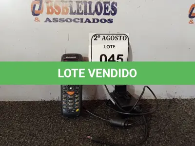 LOTE 045 - 01 LEITOR DE CÓDIGO DE BARRAS MARCA MEMOR DATALOGIC.  (NO ESTADO) ATENÇÃO! FAZER A VISITAÇÃO ANTES DE ARREMATAR, NÃO SABEMOS SE FUNCIONA. LEILÃO NÃO TEM GARANTIA E NEM DEVOLUÇÃO, SUJEITO A POSSÍVEIS AVARIAS VISÍVEIS/OCULTAS E/OU AUSÊNCIA DE COMPONENTES.