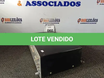 LOTE 060 - 01 EQUALIZADOR MICROLOGIC MX-1. (NO ESTADO) ATENÇÃO! FAZER A VISITAÇÃO ANTES DE ARREMATAR, NÃO SABEMOS SE FUNCIONA. LEILÃO NÃO TEM GARANTIA E NEM DEVOLUÇÃO, SUJEITO A POSSÍVEIS AVARIAS VISÍVEIS/OCULTAS E/OU AUSÊNCIA DE COMPONENTES.