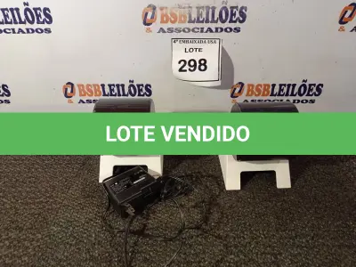 LOTE 298 - 02 IMPRESSORAS TÉRMICAS SENDO 1 COM FONTE (THERMAL PRINTER). (NO ESTADO EM QUE SE ENCONTRA. SUJEITO A AVARIAS OCULTAS/VISÍVEIS.) 0000044