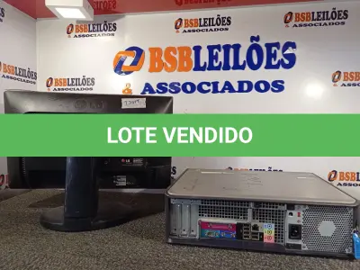LOTE 159 - 01 MONITOR MARCA LG E 01 CPU MARCA DELL. (NO ESTADO) ATENÇÃO! FAZER A VISITAÇÃO ANTES DE ARREMATAR, NÃO SABEMOS SE FUNCIONA. LEILÃO NÃO TEM GARANTIA E NEM DEVOLUÇÃO, SUJEITO A POSSÍVEIS AVARIAS VISÍVEIS/OCULTAS E/OU AUSÊNCIA DE COMPONENTES.