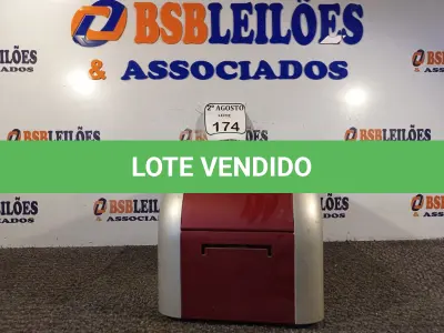 LOTE 174 - 01 IMPRESSORA DE CRACHÁ MODELO 2ITA CTC-BR 220V SEM FONTE. (NO ESTADO) ATENÇÃO! FAZER A VISITAÇÃO ANTES DE ARREMATAR, NÃO SABEMOS SE FUNCIONA. LEILÃO NÃO TEM GARANTIA E NEM DEVOLUÇÃO, SUJEITO A POSSÍVEIS AVARIAS VISÍVEIS/OCULTAS E/OU AUSÊNCIA DE COMPONENTES.