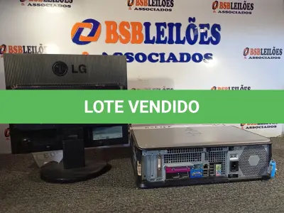 LOTE 203 - 01 MONITOR LG E 01 CPU DELL. (NO ESTADO) ATENÇÃO! FAZER A VISITAÇÃO ANTES DE ARREMATAR, NÃO SABEMOS SE FUNCIONA. LEILÃO NÃO TEM GARANTIA E NEM DEVOLUÇÃO, SUJEITO A POSSÍVEIS AVARIAS VISÍVEIS/OCULTAS E/OU AUSÊNCIA DE COMPONENTES.