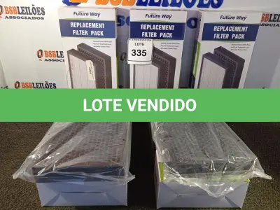 LOTE 335 - 05 CAIXAS COM 02 FILTROS CADA PARA AR-CONDICIONADO COMPATIBLE WITH MA-40 (FILTERS 2 PACKS). (NO ESTADO EM QUE SE ENCONTRA. SUJEITO A AVARIAS OCULTAS/VISÍVEIS.) 0000021