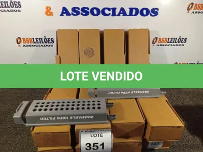 LOTE 351 - 12 CAIXINHAS COM 01 FILTRO CADA (WASHABLE HEPA FILTER).  (NO ESTADO EM QUE SE ENCONTRA. SUJEITO A AVARIAS OCULTAS/VISÍVEIS.) 0000022