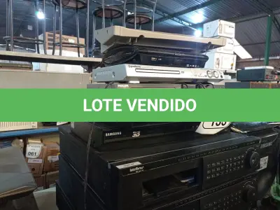 LOTE 133 - 04 APARELHOS DE DVRS MARCA INTELBRAS PARA A RETIRADA DE PEÇAS, 05 APARELHOS DE DVDS MARCAS E MODELOS DIVERSOS E 01 CONTROLADOR DE CÂMERAS. (NO ESTADO) ATENÇÃO! FAZER A VISITAÇÃO ANTES DE ARREMATAR, NÃO SABEMOS SE FUNCIONA. LEILÃO NÃO TEM GARANTIA E NEM DEVOLUÇÃO, SUJEITO A POSSÍVEIS AVARIAS VISÍVEIS/OCULTAS E/OU AUSÊNCIA DE COMPONENTES.