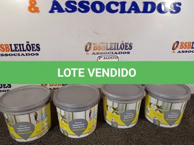 LOTE 087 - 04 POTES DE REJUNTE SUPERFINO PREMIUM QUARTZOLIT DE 2KG CADA. (NO ESTADO) ATENÇÃO! FAZER A VISITAÇÃO ANTES DE ARREMATAR, NÃO SABEMOS SE FUNCIONA. LEILÃO NÃO TEM GARANTIA E NEM DEVOLUÇÃO, SUJEITO A POSSÍVEIS AVARIAS VISÍVEIS/OCULTAS E/OU AUSÊNCIA DE COMPONENTES.