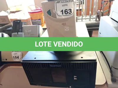 LOTE 163 - 01 NOBREAK MARCA SMS 2000W, 01 SERVIDOR MARCA QUANTUM PARA A RETIRADA DE PEÇAS E UMA FONTE AVULSA. (NO ESTADO) ATENÇÃO! FAZER A VISITAÇÃO ANTES DE ARREMATAR, NÃO SABEMOS SE FUNCIONA. LEILÃO NÃO TEM GARANTIA E NEM DEVOLUÇÃO, SUJEITO A POSSÍVEIS AVARIAS VISÍVEIS/OCULTAS E/OU AUSÊNCIA DE COMPONENTES.