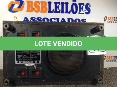 LOTE 118 - 01 CAIXA DE SOM MARCA YOKO DE MODELO YSW-2000. (NO ESTADO) ATENÇÃO! FAZER A VISITAÇÃO ANTES DE ARREMATAR, NÃO SABEMOS SE FUNCIONA. LEILÃO NÃO TEM GARANTIA E NEM DEVOLUÇÃO, SUJEITO A POSSÍVEIS AVARIAS VISÍVEIS/OCULTAS E/OU AUSÊNCIA DE COMPONENTES.