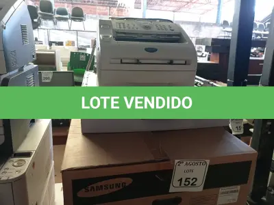 LOTE 152 - 03 GAVETAS PARA IMPRESSORA MARCA SAMSUNG DE MODELO SCX65554 E 01 APARELHO DE FAX. (NO ESTADO) ATENÇÃO! FAZER A VISITAÇÃO ANTES DE ARREMATAR, NÃO SABEMOS SE FUNCIONA. LEILÃO NÃO TEM GARANTIA E NEM DEVOLUÇÃO, SUJEITO A POSSÍVEIS AVARIAS VISÍVEIS/OCULTAS E/OU AUSÊNCIA DE COMPONENTES.