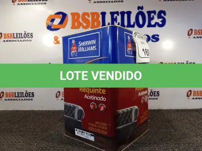 LOTE 169 - 01 LATA DE TINTA METALATEX ACETINADO DE 16 LITROS DE COR GELO BRANCO NEVE. (NO ESTADO) ATENÇÃO! FAZER A VISITAÇÃO ANTES DE ARREMATAR, NÃO SABEMOS SE FUNCIONA. LEILÃO NÃO TEM GARANTIA E NEM DEVOLUÇÃO, SUJEITO A POSSÍVEIS AVARIAS VISÍVEIS/OCULTAS E/OU AUSÊNCIA DE COMPONENTES.