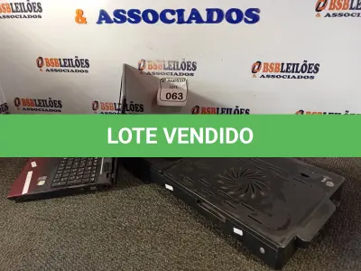 LOTE 063 - 01 BASE PARA NOTEBOOK COM 01 COOLER E 01 NOTEBOOK MARCA MSI. (NO ESTADO) ATENÇÃO! FAZER A VISITAÇÃO ANTES DE ARREMATAR, NÃO SABEMOS SE FUNCIONA. LEILÃO NÃO TEM GARANTIA E NEM DEVOLUÇÃO, SUJEITO A POSSÍVEIS AVARIAS VISÍVEIS/OCULTAS E/OU AUSÊNCIA DE COMPONENTES.   