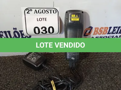 LOTE 030 - 01 LEITOR DE CÓDIGO DE BARRAS CPX1000. (NO ESTADO) ATENÇÃO! FAZER A VISITAÇÃO ANTES DE ARREMATAR, NÃO SABEMOS SE FUNCIONA. LEILÃO NÃO TEM GARANTIA E NEM DEVOLUÇÃO, SUJEITO A POSSÍVEIS AVARIAS VISÍVEIS/OCULTAS E/OU AUSÊNCIA DE COMPONENTES.