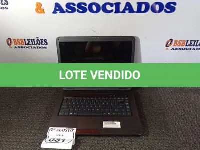 LOTE 031 - 01 NOTEBOOK MARCA SONY DE MODELO VGN-NR180E SEM FONTE. (NO ESTADO) ATENÇÃO! FAZER A VISITAÇÃO ANTES DE ARREMATAR, NÃO SABEMOS SE FUNCIONA. LEILÃO NÃO TEM GARANTIA E NEM DEVOLUÇÃO, SUJEITO A POSSÍVEIS AVARIAS VISÍVEIS/OCULTAS E/OU AUSÊNCIA DE COMPONENTES.
