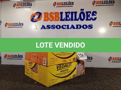LOTE 134 - 02 VEDACIT ARGAMASSA POLIMÉRICA IMPERMEÁVEL 12KGS CADA. (NO ESTADO) ATENÇÃO! FAZER A VISITAÇÃO ANTES DE ARREMATAR, NÃO SABEMOS SE FUNCIONA. LEILÃO NÃO TEM GARANTIA E NEM DEVOLUÇÃO, SUJEITO A POSSÍVEIS AVARIAS VISÍVEIS/OCULTAS E/OU AUSÊNCIA DE COMPONENTES.