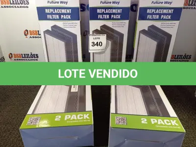 LOTE 340 - 05 CAIXAS COM 02 FILTROS CADA PARA AR-CONDICIONADO COMPATIBLE WITH MA-40. (FILTERS 2 PACKS). (NO ESTADO EM QUE SE ENCONTRA. SUJEITO A AVARIAS OCULTAS/VISÍVEIS.) 0000021