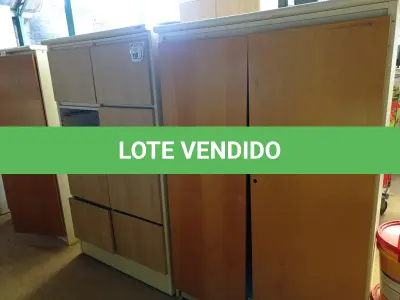 LOTE 218 - 02 ARMÁRIOS PARA ESCRITÓRIOS SENDO 01 COM 08 GAVETAS. (NO ESTADO) ATENÇÃO! FAZER A VISITAÇÃO ANTES DE ARREMATAR, NÃO SABEMOS SE FUNCIONA. LEILÃO NÃO TEM GARANTIA E NEM DEVOLUÇÃO, SUJEITO A POSSÍVEIS AVARIAS VISÍVEIS/OCULTAS E/OU AUSÊNCIA DE COMPONENTES.