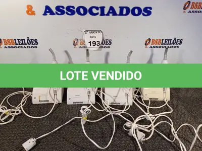 LOTE 193 - 04 APARELHOS PARA CLAREAMENTO DENTÁRIO MARCA DABIATLANTE. (NO ESTADO) ATENÇÃO! FAZER A VISITAÇÃO ANTES DE ARREMATAR, NÃO SABEMOS SE FUNCIONA. LEILÃO NÃO TEM GARANTIA E NEM DEVOLUÇÃO, SUJEITO A POSSÍVEIS AVARIAS VISÍVEIS/OCULTAS E/OU AUSÊNCIA DE COMPONENTES.