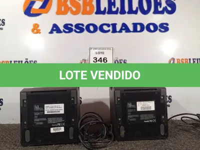 LOTE 346 - 02 SCANNERS DE LEITURA DIGITAL USB. (OPTICAL DIGITAL SCANNER). (NO ESTADO EM QUE SE ENCONTRA. SUJEITO A AVARIAS OCULTAS/VISÍVEIS.) AV9725X, AV9704P