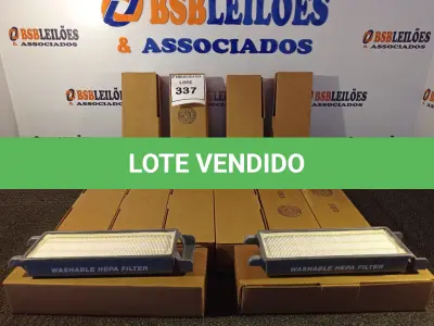 LOTE 337 - 12 CAIXINHAS COM 01 FILTRO CADA (WASHABLE HEPA FILTER).  (NO ESTADO EM QUE SE ENCONTRA. SUJEITO A AVARIAS OCULTAS/VISÍVEIS.) 0000022