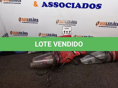 LOTE 117 - 04 ASPIRADORES DE PÓ MARCAS E MODELOS DIVERSOS. (NO ESTADO) ATENÇÃO! FAZER A VISITAÇÃO ANTES DE ARREMATAR, NÃO SABEMOS SE FUNCIONA. LEILÃO NÃO TEM GARANTIA E NEM DEVOLUÇÃO, SUJEITO A POSSÍVEIS AVARIAS VISÍVEIS/OCULTAS E/OU AUSÊNCIA DE COMPONENTES.