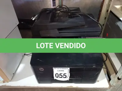 LOTE 055 - 01 IMPRESSORA MULTIFUNCIONAL MARCA HP. (NO ESTADO) ATENÇÃO! FAZER A VISITAÇÃO ANTES DE ARREMATAR, NÃO SABEMOS SE FUNCIONA. LEILÃO NÃO TEM GARANTIA E NEM DEVOLUÇÃO, SUJEITO A POSSÍVEIS AVARIAS VISÍVEIS/OCULTAS E/OU AUSÊNCIA DE COMPONENTES.