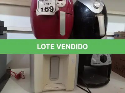 LOTE 169 - 01 PURIFICADOR DE ÁGUA E 03 AIR FRYES MARCAS E MODELOS DIVERSOS PARA A RETIRADA DE PEÇAS. (NO ESTADO) ATENÇÃO! FAZER A VISITAÇÃO ANTES DE ARREMATAR, NÃO SABEMOS SE FUNCIONA. LEILÃO NÃO TEM GARANTIA E NEM DEVOLUÇÃO, SUJEITO A POSSÍVEIS AVARIAS VISÍVEIS/OCULTAS E/OU AUSÊNCIA DE COMPONENTES.
